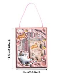 1 Set Of 6 Christmas Series Stationery Gift Box Set, High-Quality Hand-Held Stationery Set With Santa Claus & Reindeer Pattern Holiday Design, Perfect Christmas Gift For Students