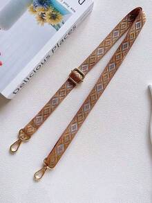 1pc Retro Creative Long Polyester Lanyard Strap, Adjustable Crossbody Phone Sling, Anti-Lost Clip Design Suitable For Universal Phone Cases Like Apple//