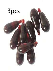 3/6/9 件万圣节角色扮演逼真假血胶囊、恶作剧呕吐血包、拍摄道具、模拟等离子清洁派对玩具 - 彩色 - 查看 11