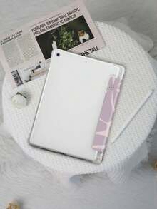 Funda protectora para tableta con patrón de flores de bloque de color, compatible con iPad 9.7/10.2/10.5/10.9/12.9/Pro 11, 10th Gen, compatible con Samsung Galaxy Tab S6 Lite 10.4 pulgadas, compatible con Kindle Paperwhite 12th Gen 2024, Kindle (11th Generation) 2022 Release, Kobo Clara Colour, protección anti-caída suave, soporte inteligente/activación/suspensión automática