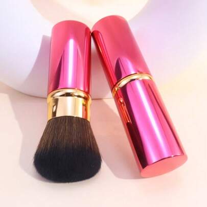 1pc Retractable Makeup Brush, Blush Brush, Powder Brush, Cosmetic Brush, Beauty Tool, Portable, Recommended By Makeup Artists,Foundation Brush,Concealer Brush,Blush Brush,Contour Brush,Blush Brush,Bronzer Brush,Powder Brush,Foundation Brush,Blush Brush,Giveaways