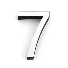 现代 3D 亚克力镜面门牌号 - 自粘式、壁挂式、贴纸式阿拉伯数字 - 适用于家庭、街道、公寓、办公室、酒店房间和邮箱地址牌的装饰艺术贴花 - 无需电池，非电动塑料材料