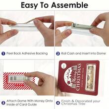 Christmas Themed Coin Purse - Santa Claus & Reindeer Shaped Cash Storage Pouch, Unisex Stocking Stuffer & Party Favor, Perfect Festive Creative Gift For Family, Kids, Elders & Colleagues