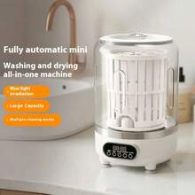 USB Rechargeable Portable Mini Washing Machine, No Plug-In/No Assembly Required, Suitable For Business Travel/RV/Home, Automatic Wash & Spin Dry, Clean Underwear & Socks, Essential For Outdoor Camping