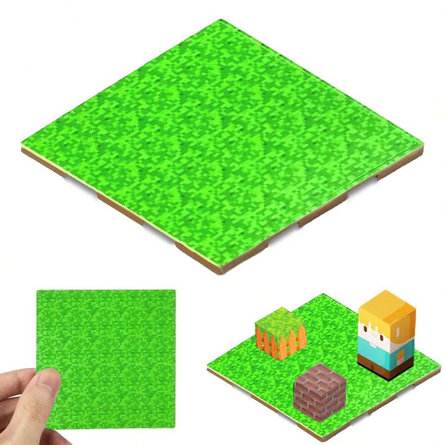 Magnetic Building Blocks Set With Magnetic Base - Heavy-Duty ABS Construction, Magnetic Building Blocks-Plant War Set, STEM Learning Toys With Interlocking Blocks For Ages 3+, Creative Birthday/Christmas/Halloween/Children's Day Gift - Open-Ended Building Set For Boys & Girls - Multicolor - View 1