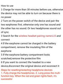 单耳挂式耳机，带麦克风，兼容iOS和安卓手机，适合驾驶/商务/办公使用 - 銀色 - 查看 3