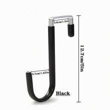 Móc Trên Cửa, Móc Treo Cửa, Bề Mặt Cao Su Mềm Chống Trầy Xước, Móc Cửa Chịu Lực Cho Phòng Tắm, Phòng Khách, Nhà Bếp Treo Quần Áo, Khăn, Mũ - Nhiều màu - Xem 23