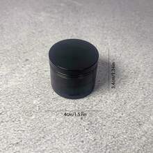 1.6/2/2.5/3inch Black 4-Layers Herb Grinder 4-Layer Zinc Alloy Crusher Manual Mill Mortar Pestle Tobacco Cutter Metal Tobacco Raw Grass Grinder Shredder  Tool Cigarette Accessories Gift - 黑色 - 查看 6