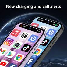 SOYES [4G Mini Android Phone]World's Smallest Size, Compatible, 3.88-Inch HD Display Android Mini Compact Phone |  Quad-Core Processor, Face Recognition Function, 4GB RAM + 64GB ROM, Touch Screen, USB-C Charging Compatible.  Android Mobile Phone, Mini-Size Design – Ideal Gift For Students & Entertainment Device. Mini Phone.Christmas Gifts.Halloween Present. - 黑色 - 查看 6