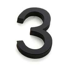 现代 3D 亚克力镜面门牌号 - 自粘式、壁挂式、贴纸式阿拉伯数字 - 适用于家庭、街道、公寓、办公室、酒店房间和邮箱地址牌的装饰艺术贴花 - 无需电池，非电动塑料材料