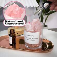 1pc DIY Crystal Fragrance Stone, Crystal Reed Diffuser Stone - Oil-Free & Fragrance-Free | DIY Fragrance Ornament Perfect For Moms And Women, Ideal For Placing In The Living Room Entrance, Bedroom Vanity, Study Desk, Or Bathroom Corner