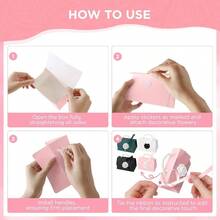 Money Pull Box Cash, Surprise Box Handbags With 30 Pcs Transparent Bags Party Birthday - Black - View 6