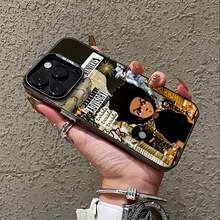 Funda de Teléfono Premium para Envío Doméstico The Boondocks Youth Anime Anti-caída Cubierta Trasera Mate  17/16/15/14/13/12/11/air/Pro/ProMax  Galaxy S20/S21/22/S23/S24/S25 Plus, Fe, Ultra, A05/A13/A15/A16/A24/A25/A35 Redmi Note13ProPlus/Note14ProPlus, Pixel, MotoG86, G56, Funda de Teléfono Duradera Antihuellas - Negro - Ver 5