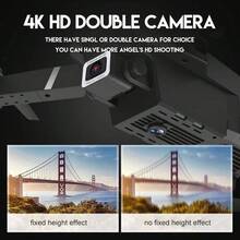 1pc Grey RC Drone, Quadcopter Equipped With 480P Camera, Headless Mode, Altitude Hold, Flight Tracking, Target Setting Via APP Function, Foldable Design, Easy To Carry, Expanded 25*20*5.5cm - Grey - View 8