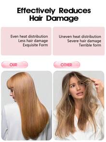 GENAI Portable Wireless Hair Straightening Brush, Negative Ion Ceramic Hair Straightener, Lightweight & Compact, Cordless Design, Up To 20 Minutes Usage After Full Charge