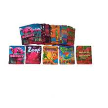 100 Pieces, Creative Mixed Pattern Laser Style, Mylar Mixed Packaging Bags, Resealable Zipper, 3D Holographic Pattern, Odor-Proof, Airtight Storage Bags, Mylar Bags, Mixed Multi-Pattern, Party Essentials