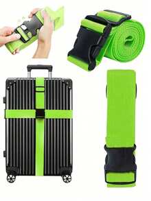 2/4 件行李带，旅行行李箱捆绑带，交叉打包带加厚捆绑带，适用于旅行收纳袋、化妆包、化妆包、度假收纳包、大容量化妆品收纳盒、化妆盒，可装口红、刷子、护肤品、手机、硬币、小物件，适用于家居、礼品、度假和节日万圣节圣诞节多功能用途 - 彩色 - 查看 7