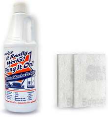 BRING IT ON CLEANER - Quita Gotas, Limpia Vidrio Cromo Azulejo Aluminio Acero Sarro Óxido y más 946ml (1.2 kg) (1) - L - Ver 9