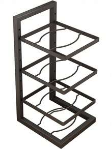 1 Stück Regal für Unterschrank, mehrstufiges bodenstehendes Aufbewahrungsregal, in der Höhe verstellbarer Küchenregal-Halter