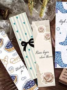 Bookmarks, Cute Waterproof Cartoon Bookmarks, Used For Decorating DIY Bookmarks Such As Books, Art Books, Notebooks, Etc,For School Supplies,Back To School