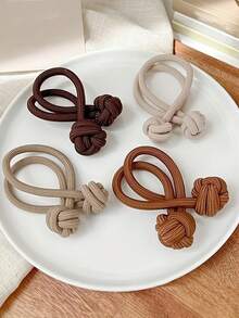 5 pezzi di elastici per capelli ad alta elasticità, essenziali per la coda di cavallo alta: accessori per capelli alla moda da donna, lacci per capelli elastici di colore solido antiscivolo, accessori per capelli di stile minimalista versatili per uso quotidiano, accessori per capelli da ragazza, accessori per capelli, autunno, viaggio, accessori per capelli, accessori da donna, accessori per capelli, regali, regali per donne, accessori per capelli, riempitivi per calze