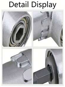 1pc 105 Degree Right Angle Drill Adapter, 105 Degree Angle Drill Bit Screwdriver Suitable For Tight Spaces, Home Decor, Building Renovation, Milwaukee Tools - Multicolor - View 8