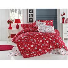 65% Cotton 35% Polyester Sheetless Duvet Cover Set + Soft 50x70 Cm Pillows Included – Single 160x220 Cm & Double 200x220 Cm Duvet Sizes – Pillowcases 50x70 Cm – Breathable, Durable, Wrinkle-Resistant Fabric – 100% Locally Manufactured In Turkey – Made In Turkey - Red - View 1
