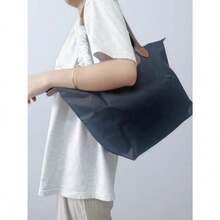 Bag 2025 New Tote Bag Dumpling Bag Armpit Bag Folding Handbag Diagonal Cross Bag Fashion Baita Women's Bags,70th Anniversary , Nylon Bag , Dumpling Bag , Handbag , Shoulder Bag , Tote Bag Commuter Women's Bag , Underarm Bag - 經典黑 - 查看 3