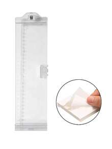 [Modern Desk Notepad] Multifunctional Desk Notepad With Side Clips And Scale, Modern Desk Accessory, Computer Screen And Phone Holder, Office Supplies - White, Notepads, Schedule Reminders - Multicolor - View 11