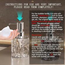 Foaming Soap Dispenser, 12oz350ml Plastic Hand Pump Foam Soap Dispenser, Elegant Acrylic Transparent Bottle With Wave Texture Bathroom Vanity Tops And Kitchen Transparent