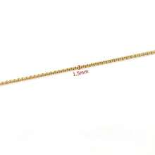 1-Meter 304 Stainless Steel Ball Bead Chain With Diameters Of 1.5/2.0/2.4mm, Square Pearl Chain, Vacuum Electroplated DIY Necklace, Jewelry And Jewelry Making Accessories - Round Bead Necklace and Square Pearl Necklace - View 13