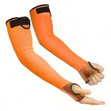 1. ANSI-Cut Resistant, Heat-Resistant Polyaramid Fiber Sleeve With 17.3-Inch Thumb Hole - Fire-Resistant Arm Guard For Welding, Yard Work, Kitchen Tasks, Pet Grooming, And Bite Protection. One Size Fits Most. Made From High-Performance Polyaramid Fiber.