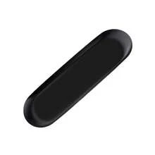 1 件不锈钢黑色椭圆形托盘，用于化妆品和珠宝的桌面整理盘，金属餐盘，返校 - 黑色 - 查看 10