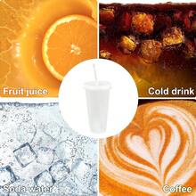 10/20/30 Pack Reusable 24oz Cups With Lids And Straws - Iced Coffee Cups, Plastic Travel Cups, Suitable Smoothies And Juices - Birthday Parties, Father's Day, Mother's Day Valentine's Day Halloween Christams Presents - 透明 - 查看 9