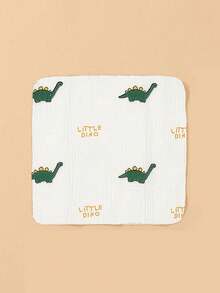 5pcs/Pack Baby Bibs, Burp Cloths, Feeding Cloths, Multipurpose Cloths, Random Assorted - Multicolor - View 4