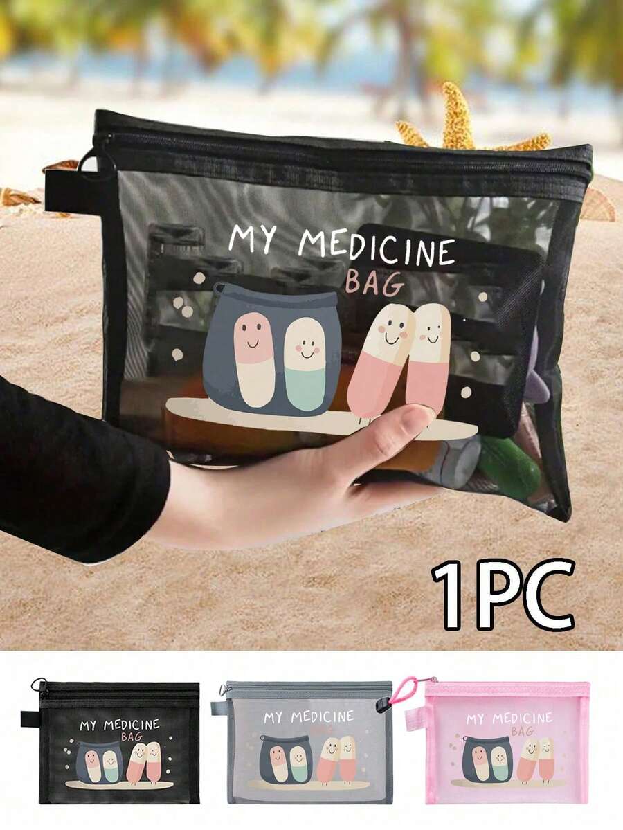 Outdoor Travel Offices Carry Small-Capacity First-Aid Kits Mesh Bag, Portable Medicine, First-Aid Kits And Pill Packaging Containers, With Pills, Nurse Letter, Medication, Travel Pill Organizer, Aid Kit Bag, Perfect Health Gift, Makeup Bag, Cosmetic Bag, Travel Toiletry Bag, Daughter Gift, Make Up Pouch, Makeup Bag Gift For Make Up Organizer,Christmas Gifts,Pouch,Travel,Gifts For Women,Women's Necessaire,Travel Essential,Pouch,Clutch / Small Handbag,Necessaire,Makeup Organizer,Makeup Organize,Pouch,Brush Holder,Mini Pouch,Large Capacity Pouch