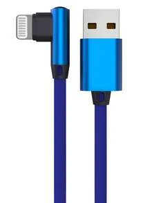 BinBoom 适用于 iPad 14/13/12/11 X/8/7/7 Plus/6/6S/5 的 90 度 USB-A 转 Lightning 数据线，支持快速充电，L 型线缆，MFi 认证 - 彩色 - 查看 13