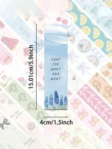 Bookmarks, Cute Waterproof Cartoon Bookmarks, Used For Decorating DIY Bookmarks Such As Books, Art Books, Notebooks, Etc,For School Supplies,Back To School