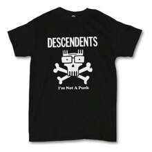 DESCENDENTS T-Shirt I'm Not A Punk, Music Band Rock Punk Goth Metal Unisex Tee - màu đen - Xem 1
