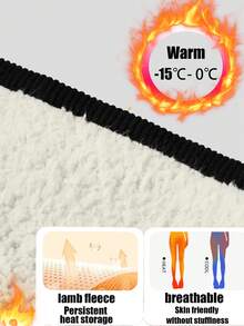 Women's Thermal Leggings High Waist Slimming Warm Tights Thermal Pantyhose Pants Lamb Cashmere High Waisted Bottom Pants Thick Thicken Leggings Winter Casual Tights
