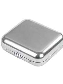1, Mini Metal Ashtray, Portable Small Ashtray, Outdoor Portable Pocket Ashtray, Creative Car Smoking Accessories