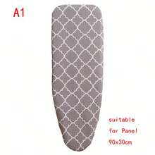 Uniwersalny pokrowiec na deskę do prasowania z elastyczną krawędzią, odporny na plamy i przypalenia, gruba wyściółka, osłona termiczna na żelazko, nadający się do prania i łatwy w czyszczeniu, odporny na blaknięcie, do długotrwałego użytkowania; kompatybilny z większością domowych urządzeń do prasowania, idealny do codziennej pielęgnacji odzieży i sezonowego przechowywania; doskonały do prasowania w domu i pielęgnacji odzieży, wystroju kuchni i artykułów gospodarstwa domowego. - Wielokolorowe - Zobacz 13