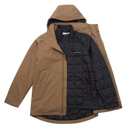 Columbia Chaqueta Abiqua Falls™ Interchange para hombre: cómoda, informal, ligera y cálida (WE8778257)