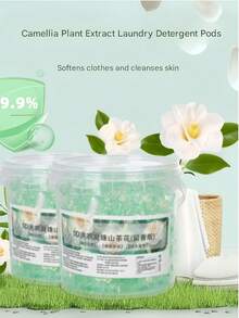 50 pièces/paquet Capsules de lessive 5-en-1, assouplissant concentré parfumé, détachant avec parfum longue durée, perles de lavage puissantes de nettoyage, parfum aux herbes pour la maison