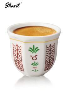 shoxil 1/6 件抹茶搅拌器套装、抹茶传统入门套装、抹茶茶具套装，包括抹茶碗（带倾倒嘴）、竹制抹茶搅拌器（茶筅）、勺子（茶勺）、搅拌器支架、抹茶筛、礼品盒 - Matcha Set - 查看 11