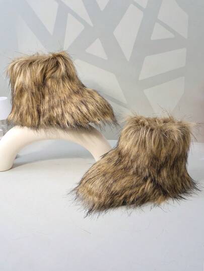 儿童雪地靴，厚底保暖内衬踝靴，适合幼儿/小孩，男女通用