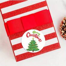 1 Roll Christmas & Winter Sticker Pack, 500 Sheets/Roll, Vinyl Stickers For Scrapbooking, Diary, Notebook, Laptop, Bumper, Skateboard, Water Bottle, Computer, Phone, Cartoon & Anime