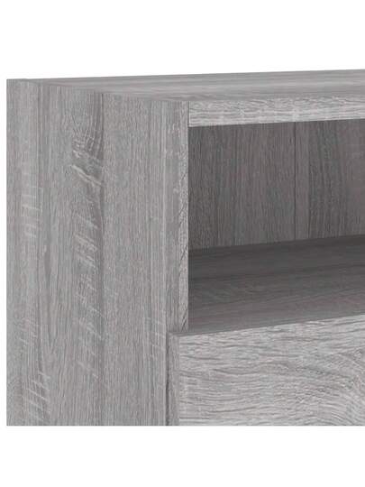 VidaXL TV Wand Unit 100x30x30 Cm Processed Wood Grijs Sonoma view 10