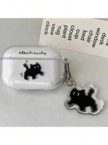 可爱有趣的小狗耳机保护套，适用于 第三代、 1/2 保护套，卡通可爱 Pro、 Pro 2 保护套，时尚保护套，馈赠佳品