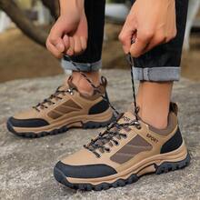 New Unisex Casual Sports Shoes, Non-Slip Walking Shoes, Durable TPR Outsole Hiking Shoes, Suitable For Outdoor Travel, Walking, Running, Work